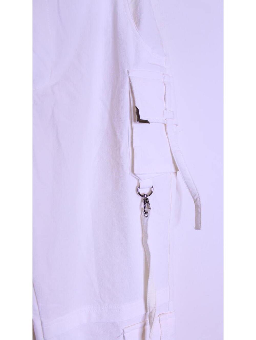 NWT Maniere De Voir White Cargo Pants - US 8 - Picture 4 of 6